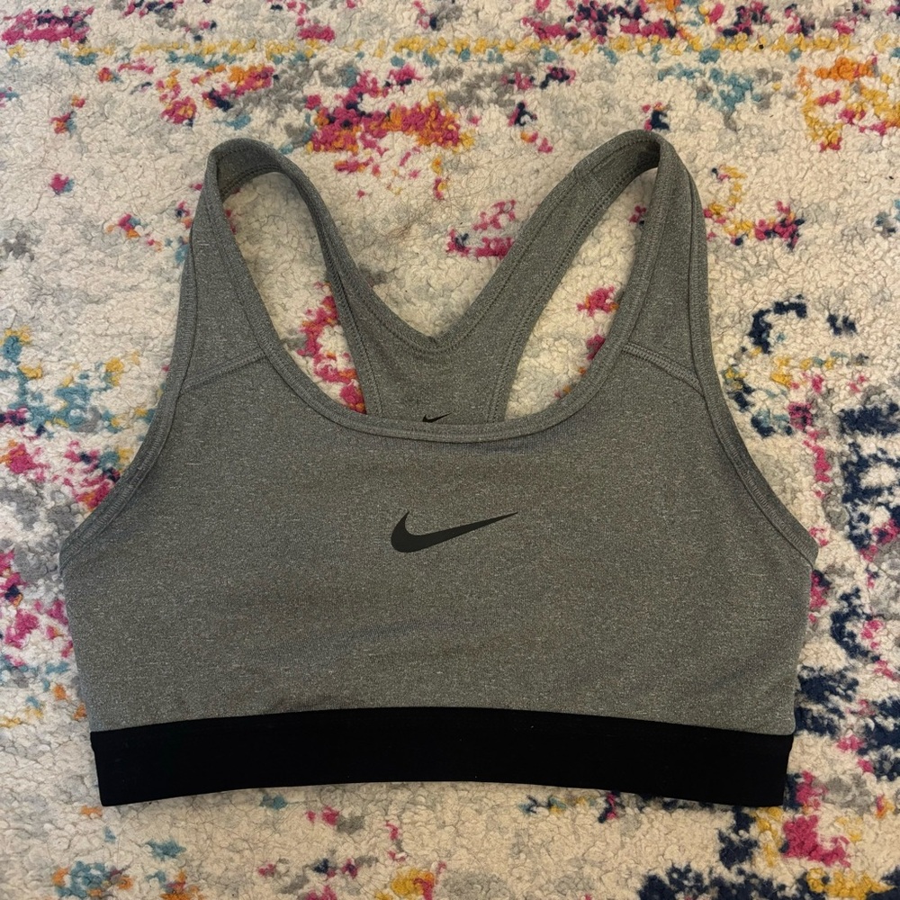 Nike Women's Heather Gray Sports Bra
